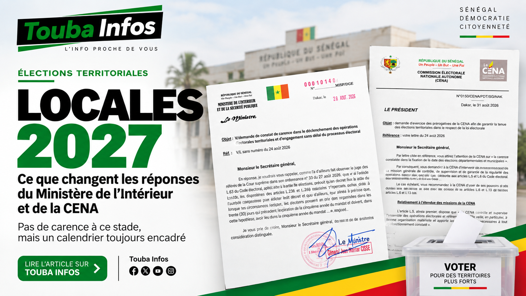 LOCALES 2027 : CE QUE CHANGENT LES RÉPONSES DU MINISTÈRE ET DE LA CENA