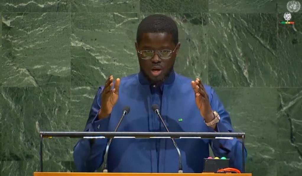 Bassirou Diomaye Faye plaide pour une refonte de l'ONU à la tribune des Nations unies