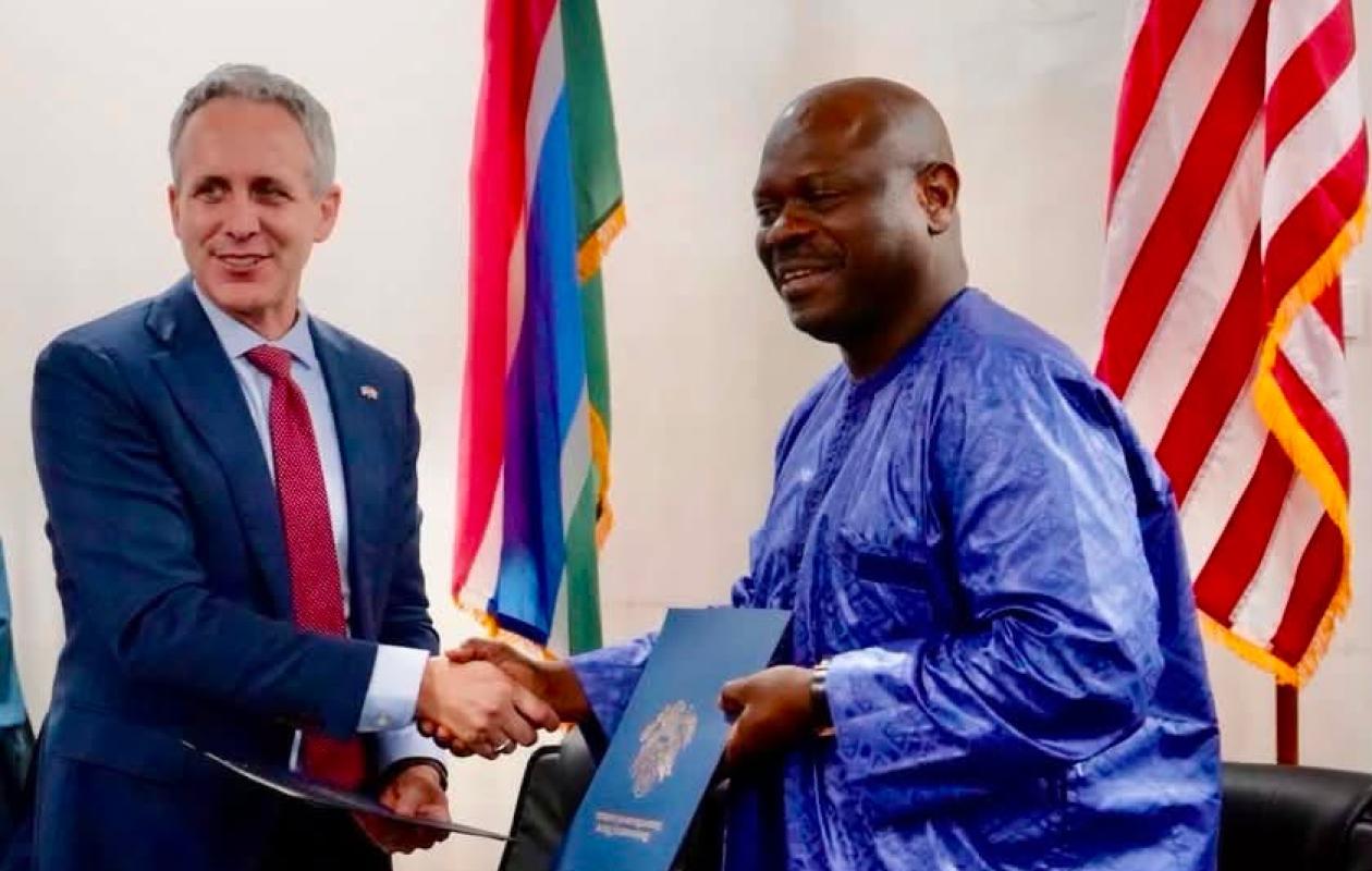 Gambie : Washington et Banjul officialisent le transfert de 2,5 millions de dollars liés à Jammeh