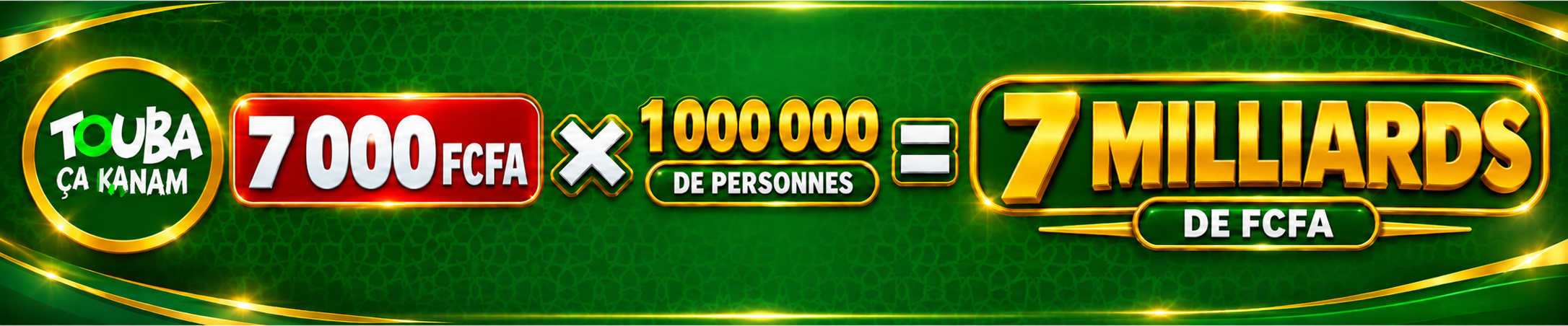 Touba Ça Kanam : 7 000 FCFA multipliés par un million de personnes pour atteindre 7 milliards de FCFA